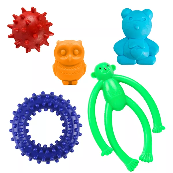 Kit Brinquedos Porte Pequeno Bichinhos Anel Bola - Big Bull Pet