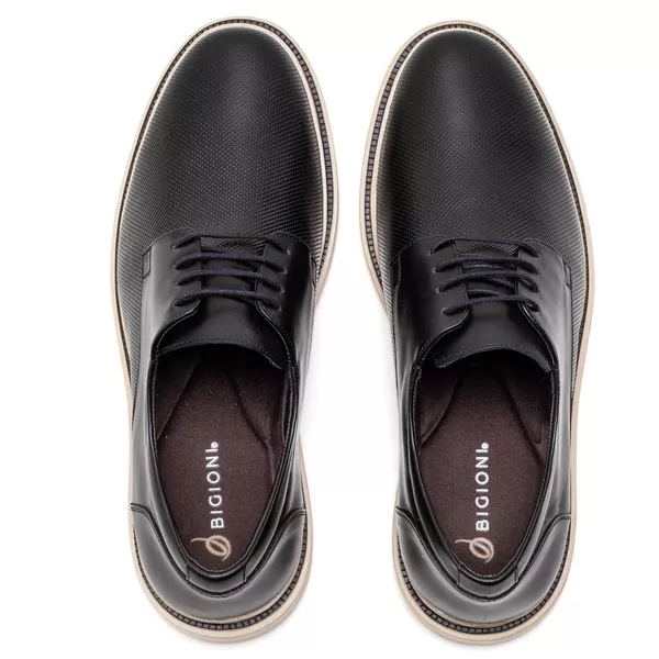 Sapato derby masculino casual lorenzo 10650 | Bigioni