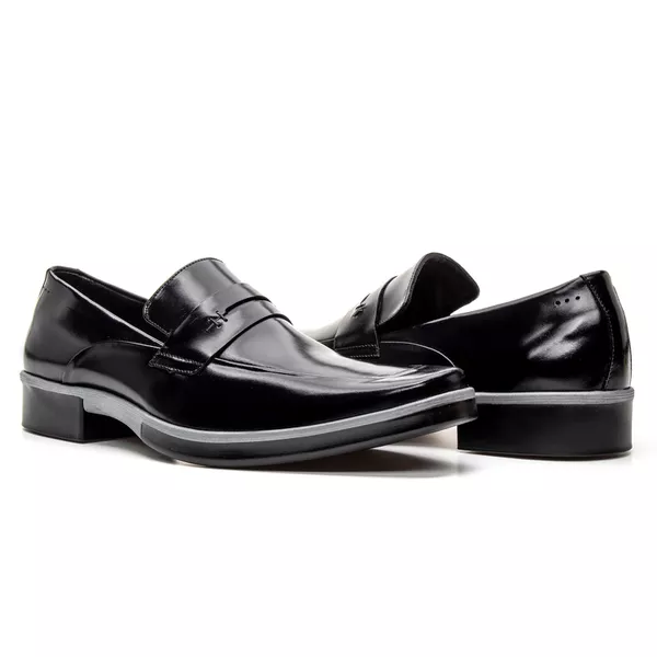 Sapato Social Loafer Masculino Em Couro Legítimo Linha Gênesis