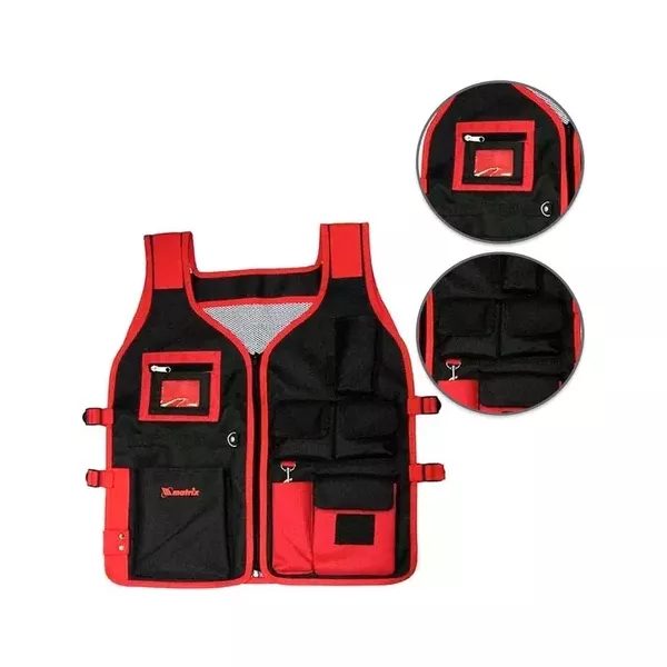 Colete Porta Ferramentas 8 Bolsos 510mm X 600mm Mtx - 902469