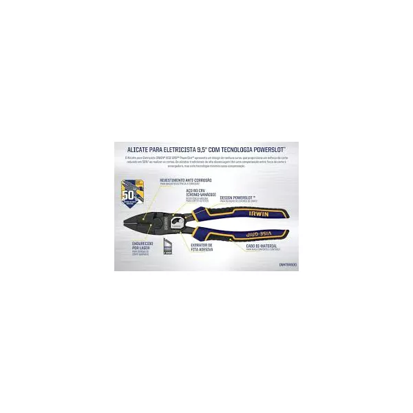 Alicate Universal 9.1/2'' De Alta Alavancagem Irwin - Iwht84000