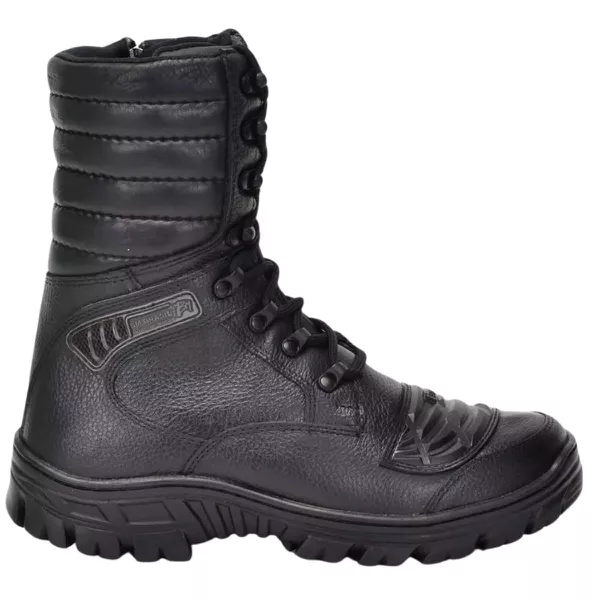 Coturno Bota Tático Militar Attack De Nylon Zíper Moto 5188/01
