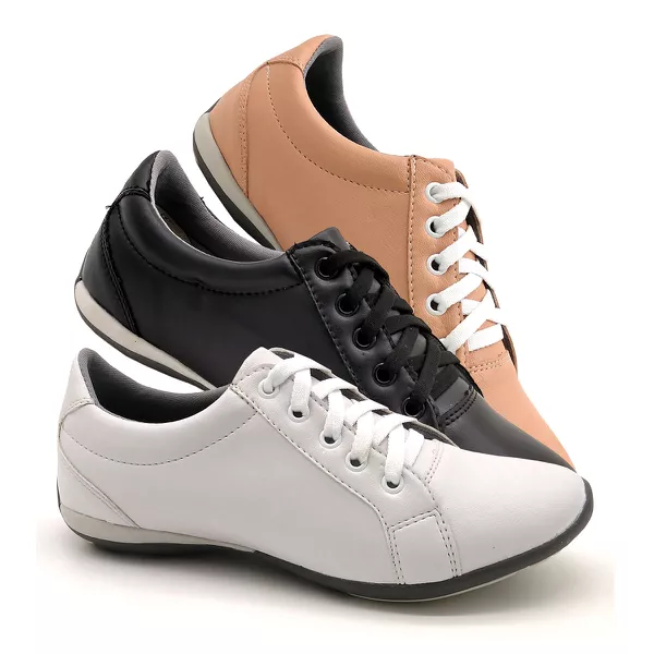 Tênis Feminino Confortável Casual Sapatenis Feminino Original Leve 320/03