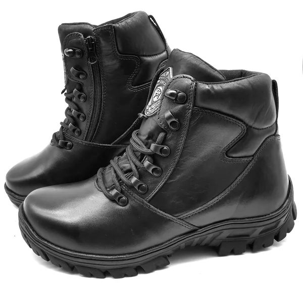 Coturno Militar Borzeguim Cano Bota Militar Baixo Bmbrasil 5185/01