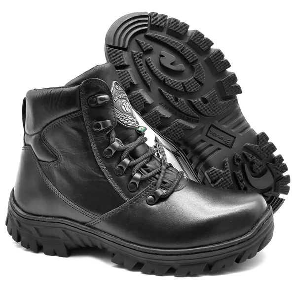 Coturno Militar Borzeguim Cano Bota Militar Baixo Bmbrasil 5185/01