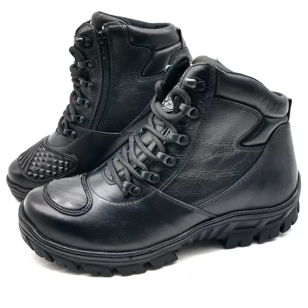 Coturno Militar Padrão Delta Bota Militar Moto Bmbrasil 5197/01 Preto