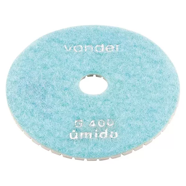 Disco Lixa Diamantado para Marmore Umido 4" G400 - Vonder