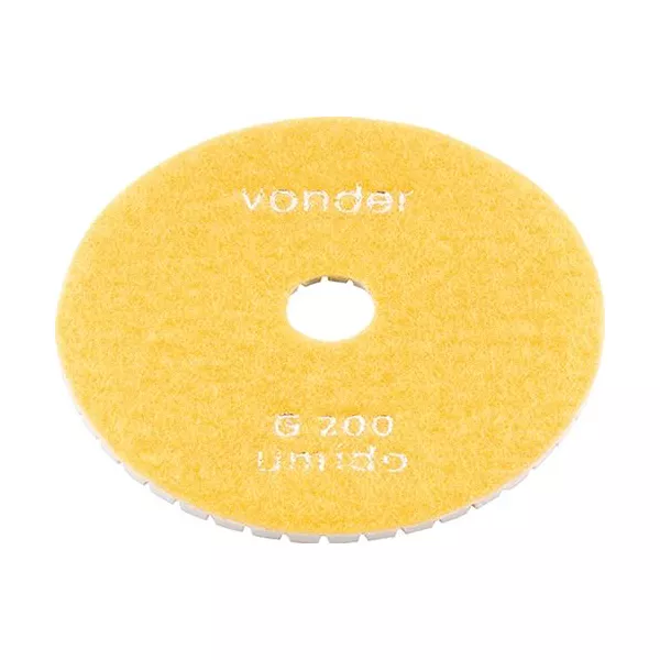 Disco Lixa Diamantado para Marmore Umido 4" G200 - Vonder