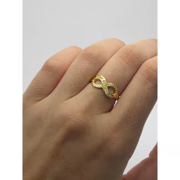 Anel Símbolo Infinito 2mm - BRIDA FOLHEADOS