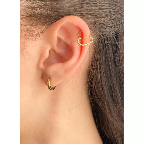 Piercing Fake Coração - BRIDA FOLHEADOS