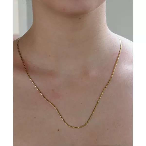 Corrente Piastrine 50cm - BRIDA FOLHEADOS