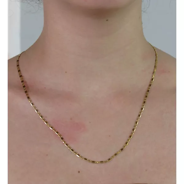 Corrente Piastrine 50cm - BRIDA FOLHEADOS