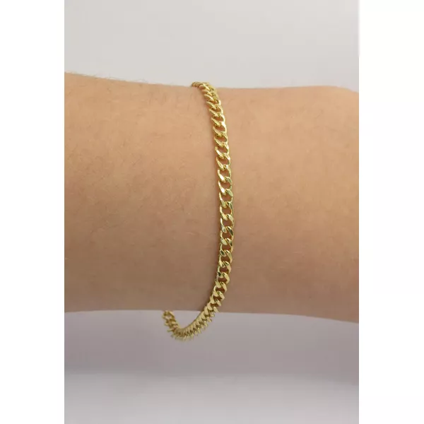 Pulseira Masculina Grumet 18cm - BRIDA FOLHEADOS