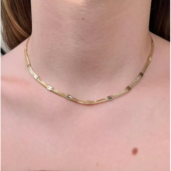 Choker Fio Triplo 38+5cm