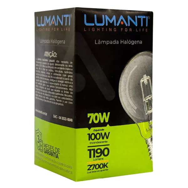 Spotlight ヒッツ LP K-Tel TU-2700 e284y128 Lâmpada Bulbo Halógena 2700K 70W E-27 | Broketto Materiais Elétricos