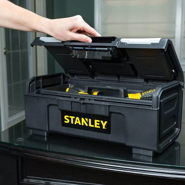 Caixa Ferramentas 16 Pol Organizador Tampa Removível Stanley