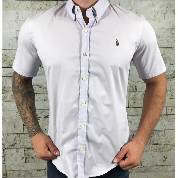 Camisa Manga Curta PRL Lilás
