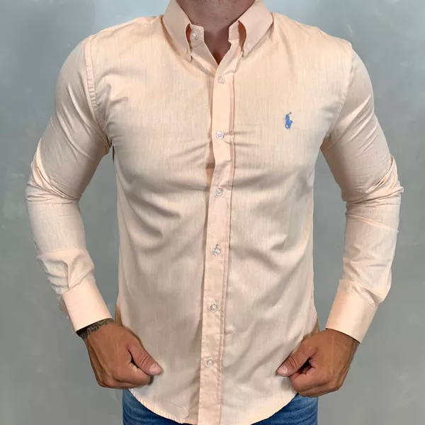 Camisa Manga Longa PRL Salmão⭐