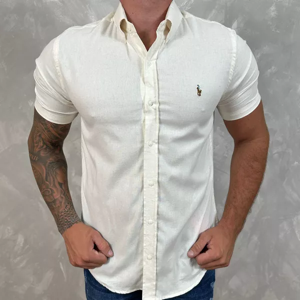 Camisa Manga Curta PRL Palha ⭐