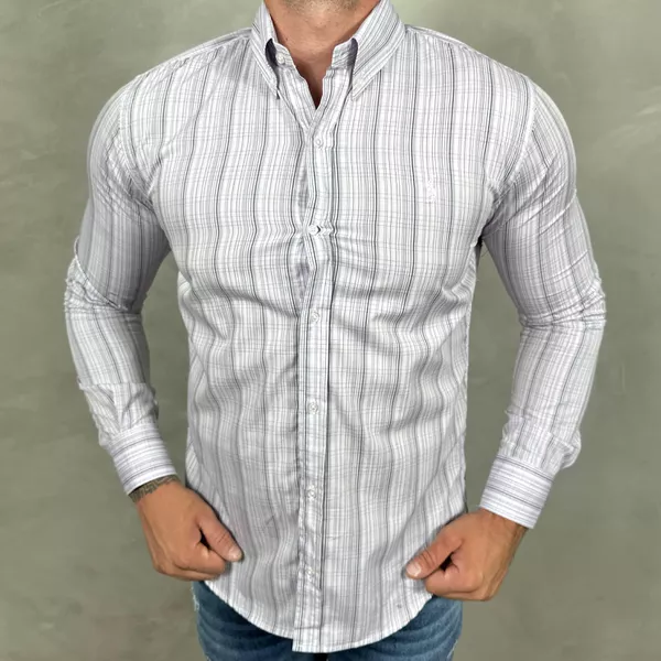 Camisa Manga Longa PRL Xadrez ⭐