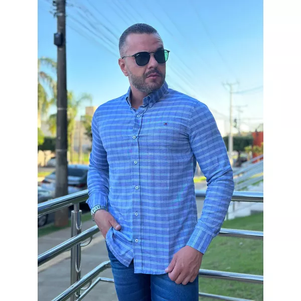 Camisa Manga Longa TH Xadrez 