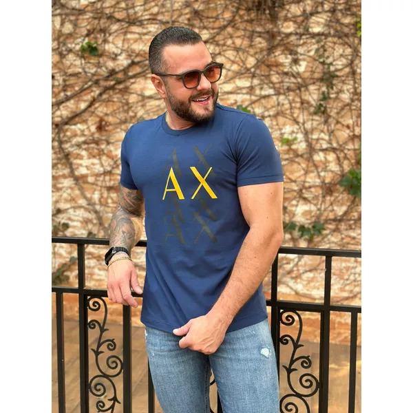 Camiseta Armani Azul ⭐