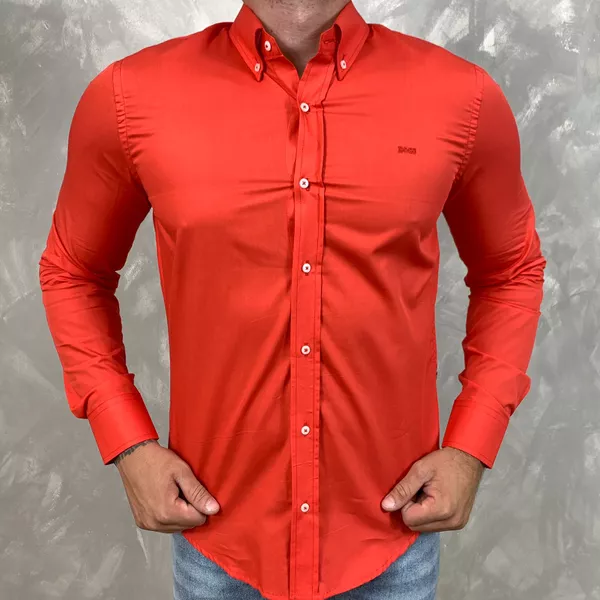 Camisa Manga Longa HB Laranja⭐