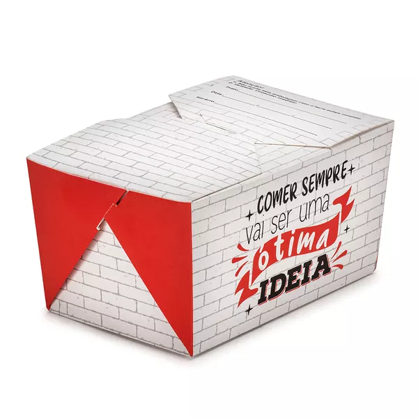 EMBALAGEM BOX ANTIVAZAMENTO 1500ML RED GOURMET- 50 UNIDADES