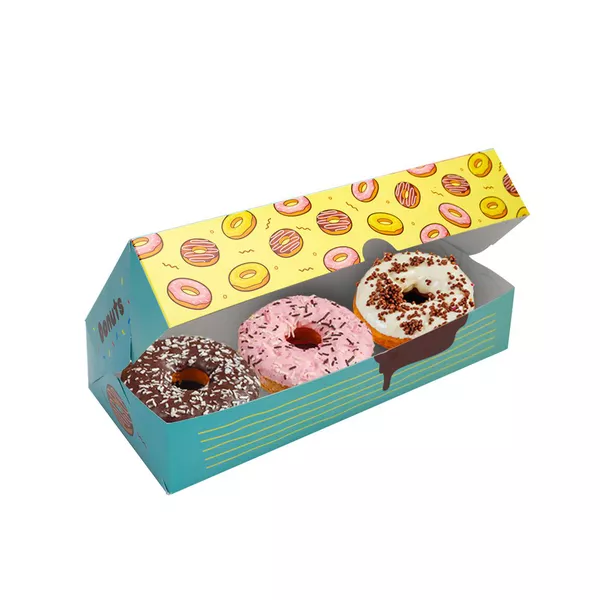 CAIXA DONUTS 3 UND - 50 UNIDADES