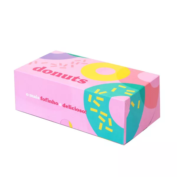 CAIXA DONUTS 2 UNIDADES EXTRA HORA DE DONUTS - 50 UNIDADES