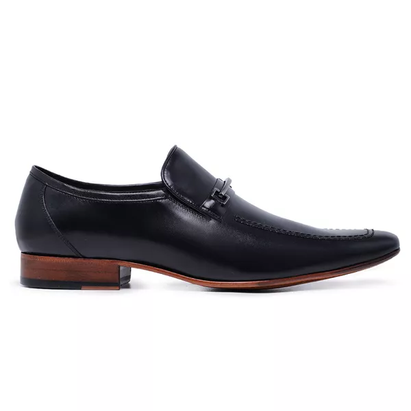 Sapato Casual Ettore, Livorno - Couro Preto