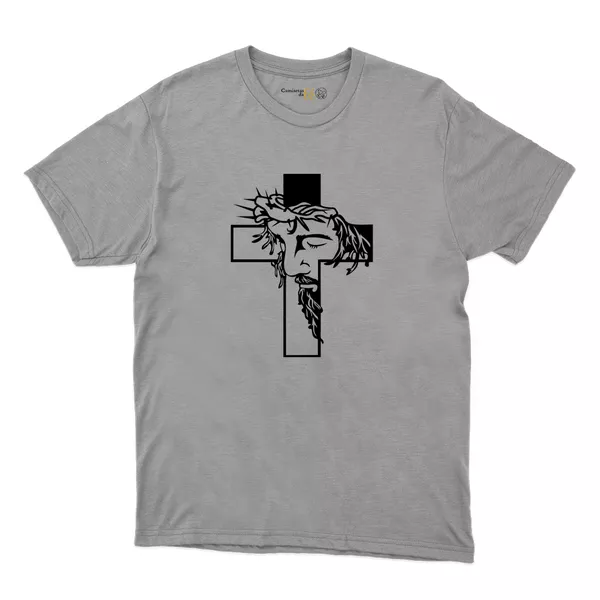Camiseta Cinza - Jesus Cristo