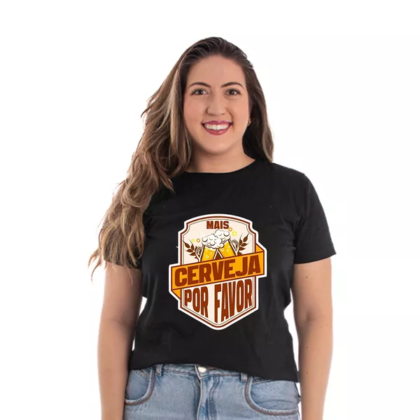 Camiseta Baby Look Cerveja