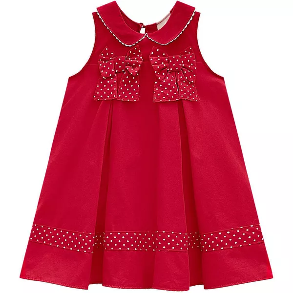 VESTIDO MILON VERMELHO 14961 TAM 1 AO 3