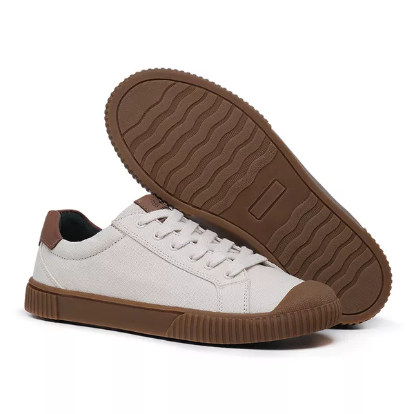 Tenis Feminino Casual Carmina Morana- Off White com Bege | CARMINA