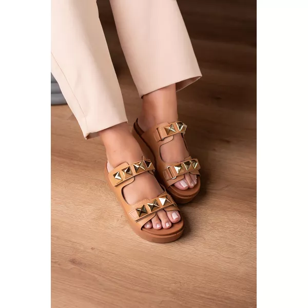 Sandália Birken Max Pirâmide_176- Caramelo