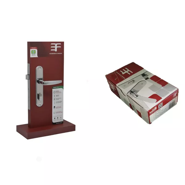 FECHADURA 3F - FASHION 112 EXTERNA CROMADA | Casa Anzai
