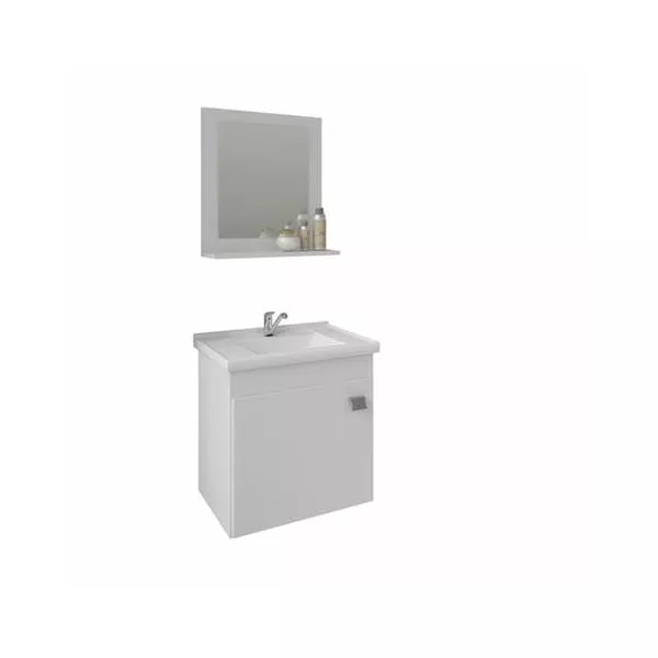 Kit Toucador Iris 45cm Branco Mgm