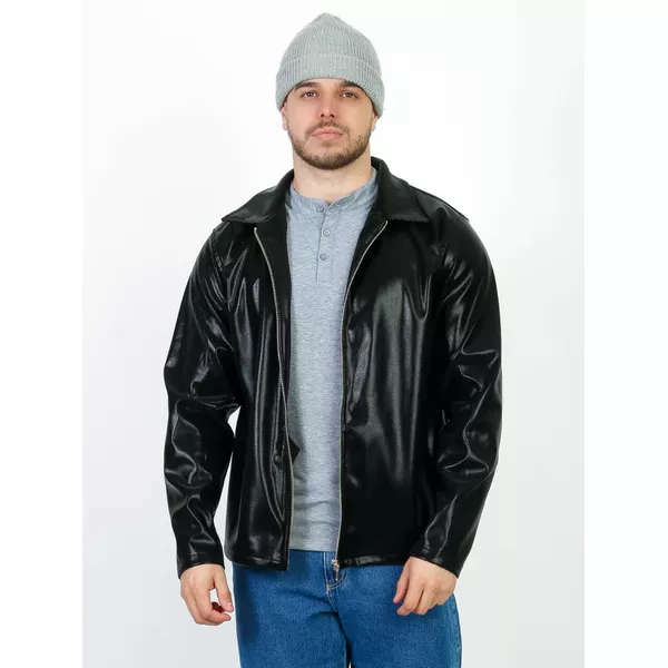 leather jacket jaqueta preta rock