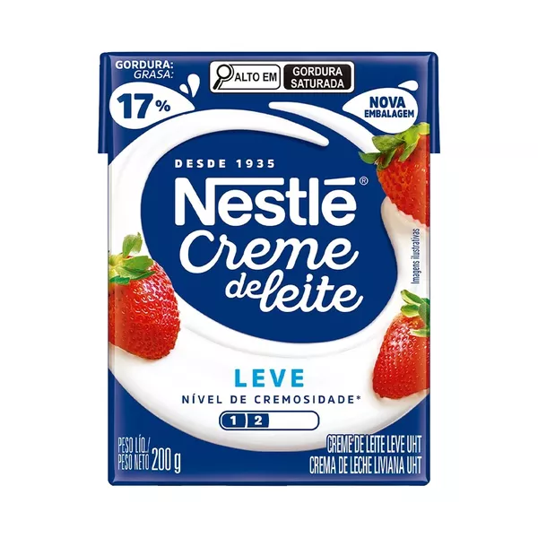 Creme de Leite Nestlé UHT 200g - Original e Cremoso | CHOKDOCE