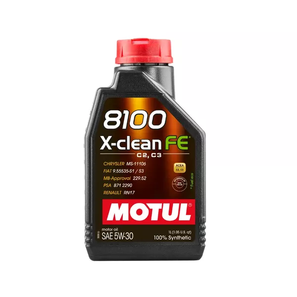 Motul 8100 X-Clean FE 5W30 1L | Haustech Motorsports