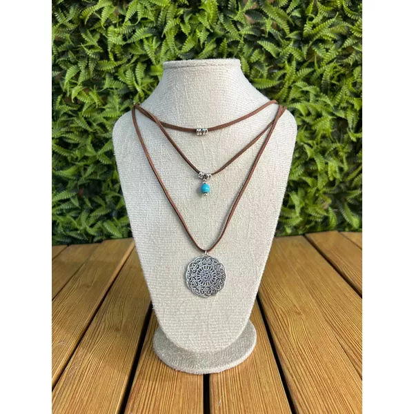 Choker Feminina Detalhe Esmaltado com Regulagem 
