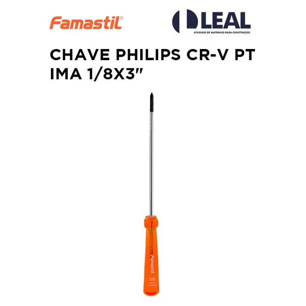 CHAVE PHILIPS CR-V PT IMA 1/8X3 | Comercial Leal