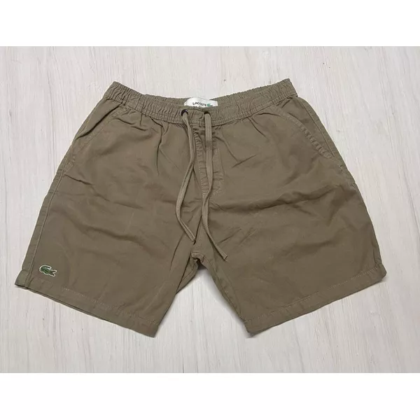 Short Sarja LCST Bege Escuro