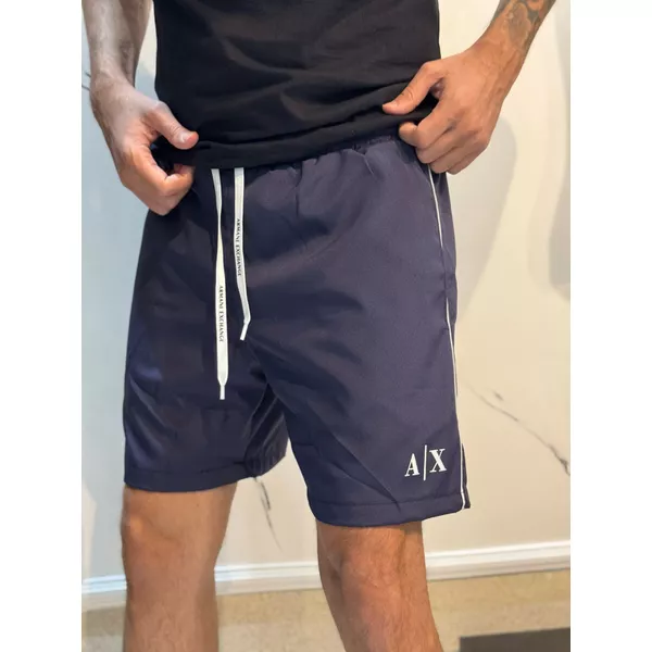 Short Griffe AX Azul Escuro