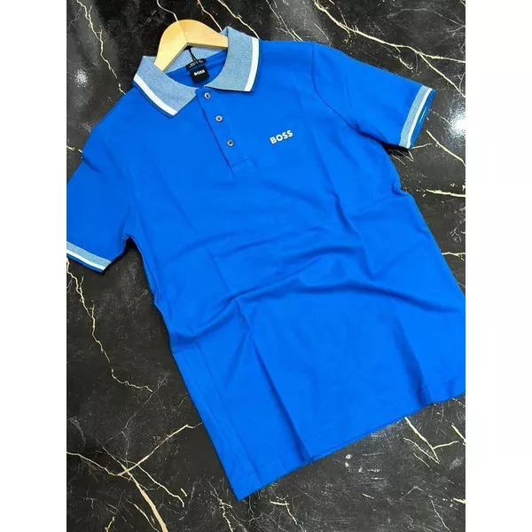 Polo Peruana Bss Azul Royal