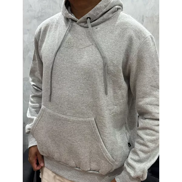 Blusão Moletom Nike - Cinza