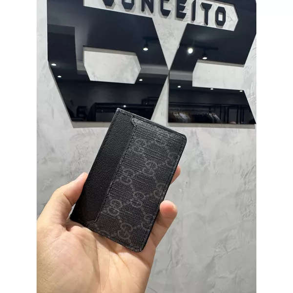 Porta Cartão Gucci - Preto