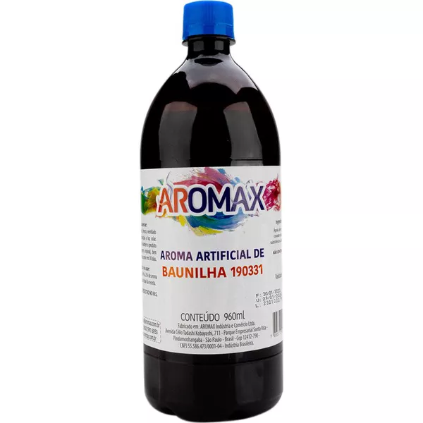 ESSENCIA BAUNILHA 960ML AROMAX