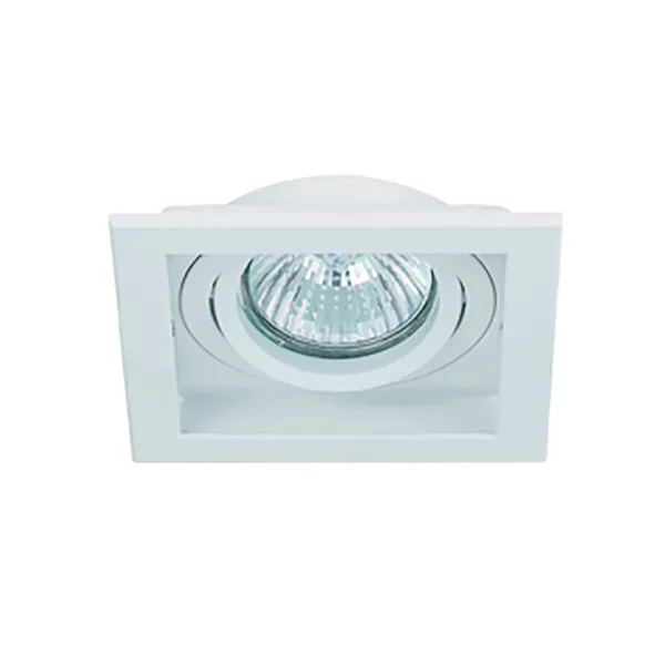 Spot Embutir Quadrado Par20 Branco Bella Iluminação